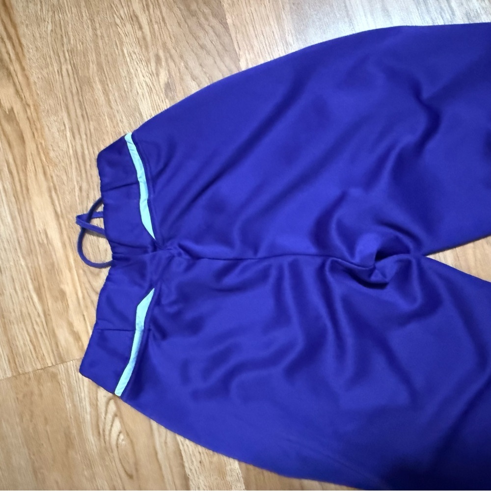 Nike Mens Pants purple Size XSmall Track Pant Zip Ankle Straight 100% Polyester - Picture 7 of 8